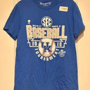 University of Kentucky Blue SEC Baseball Tournament Short Sleeve Tee